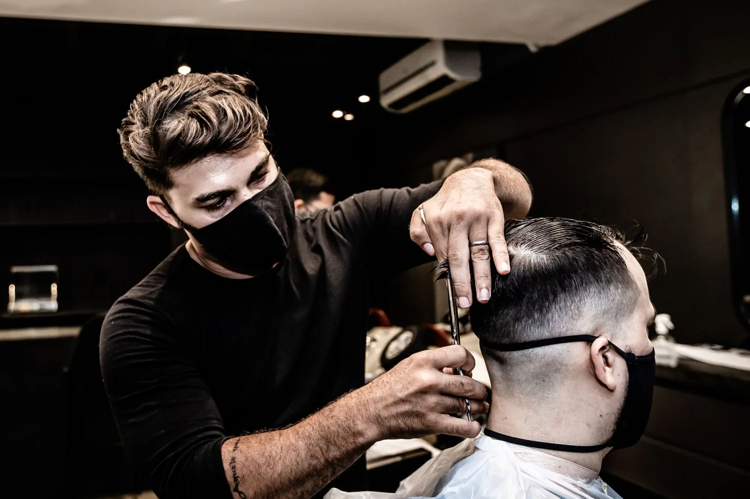 Ambiente da Barbearia do Zé